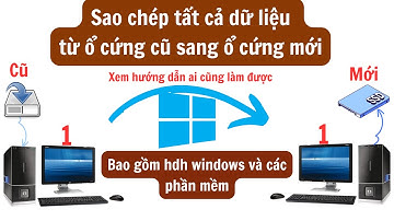 Sao chép copy dữ liệu ổ cứng cũ sang ổ cứng mới trên windows 10 8 7 phần mềm partition  disk clone