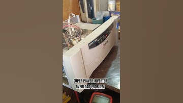 SUPER Power Microtek inverter overload battery low problem 🏮 #superpower #shorts
