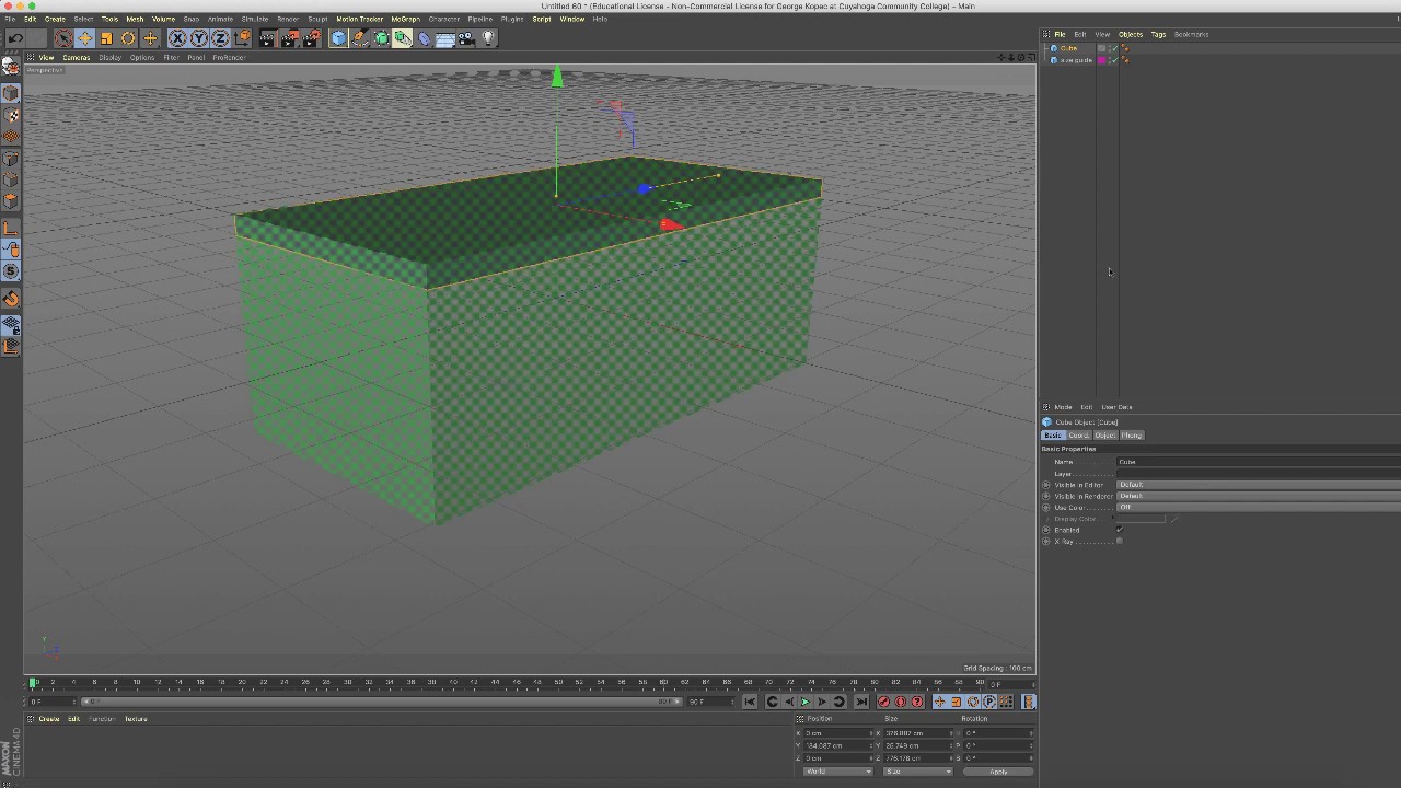 cinema 4d make a size guide YouTube