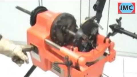 portable pipe and bolt threading machine.