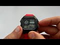 Водостойкие часы в стиле Casio — Skmei 1299 red обзор настройка, инструкция на русском, отзывы