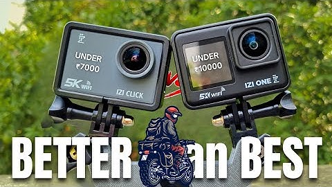 IZI ONE VS IZI CLICK 👉 5k wifi Budget action camera