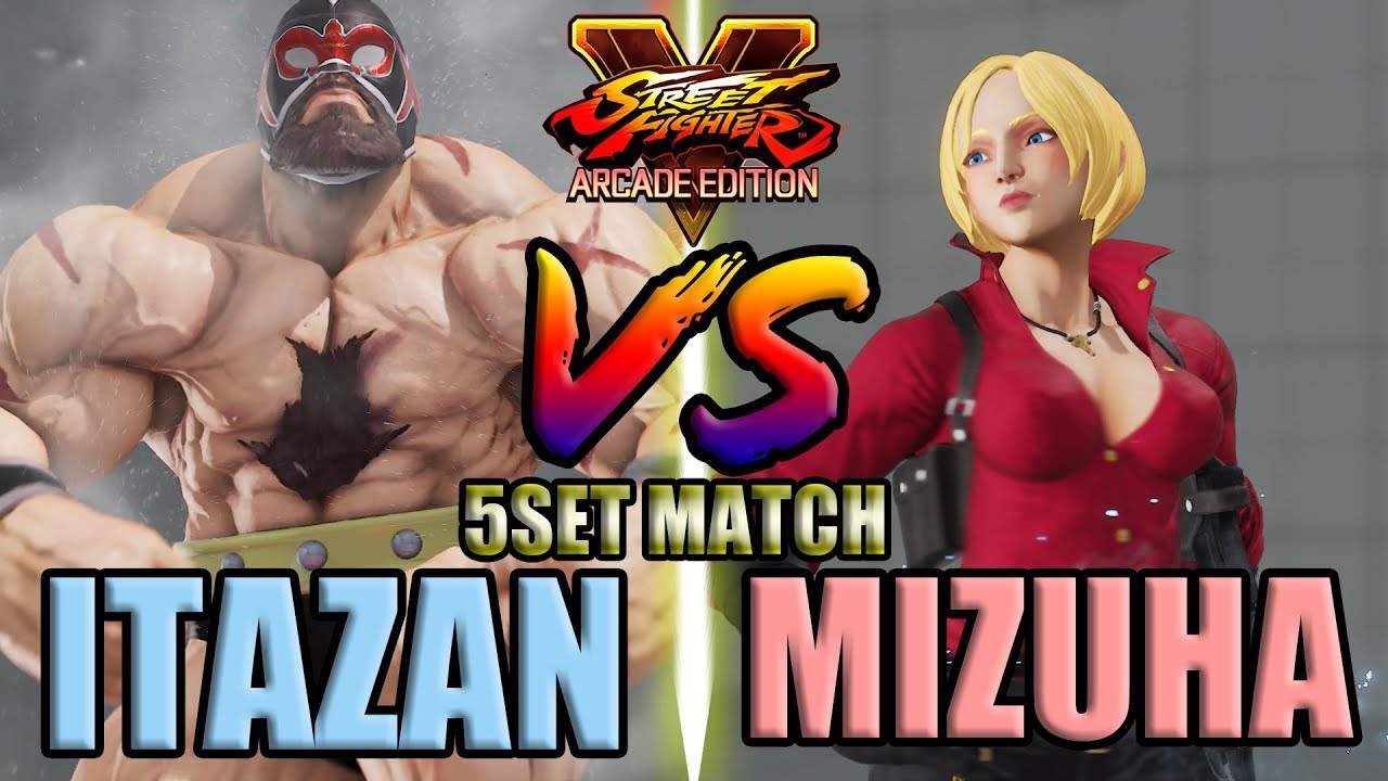 SFV AE 👊🏻 Itabashi Zangief (ZANGIEF) VS Mizuha (Kolin) Itazan 5set match BURST [S4]