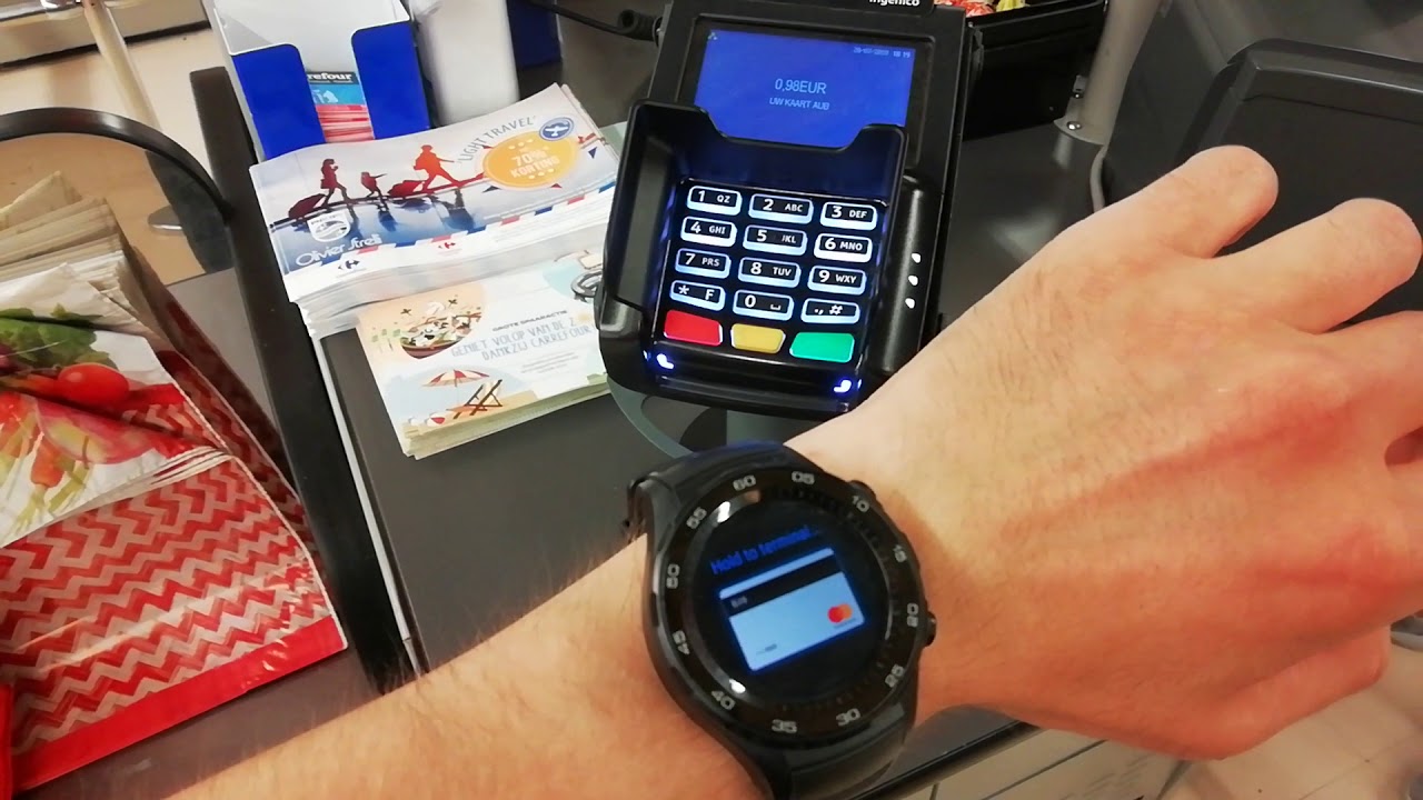 Paying with Huawei Watch 2 #NFC Android 