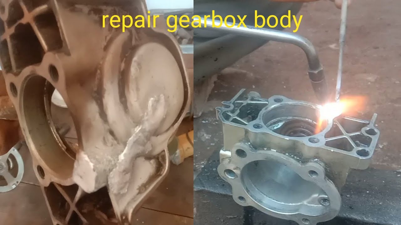 How To repair gear box body 100cc LOADER RASHKA gearbox body repair