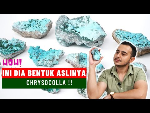 Video: Mineral Chrysocolla: Asal, Distribusi, Dan Sifat