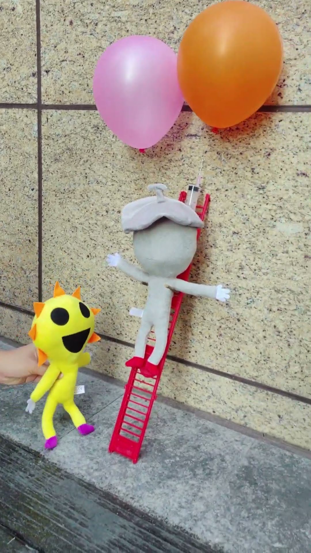 Mr. Sun saves balloons