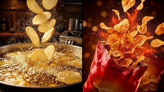 How Potato Chips Are Made 🥔 (3D Process Animation) | Satisfying Food Factory Journey