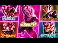 Using EVERY Rarity Goku Black in Dragon Ball LEGENDS