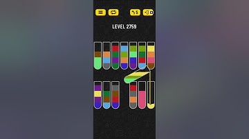 Water sort puzzle level 2759
