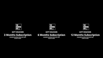 THE RUNNING BOX GIFT VOUCHERS