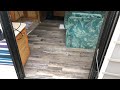 Installing vinyl plank floor in camper