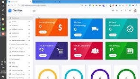 Vendors management in genius Cart ecommere website