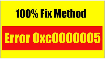 error 0xc00005 windows 7 | Fix 100% | the application was unable to start correctly (0xc00005)