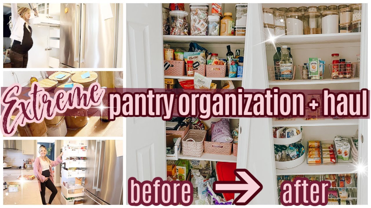 *NEW* EXTREME PANTRY ORGANIZATION // CLEAN + DECLUTTER + ORGANIZE