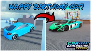 Car Dealership Tycoon BIRTHDAY UPDATE!! New Event and More!