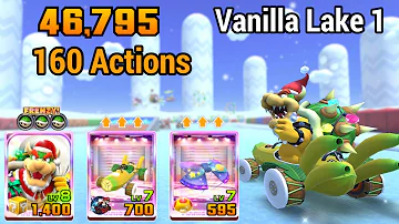 SNES Vanilla Lake 1 | 160 Actions | Mario Kart Tour