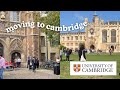 Moving to cambridge university vlog   settling in freshers week matriculation supervisions