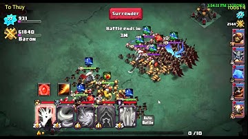 Clash of Lords 2 tutorials - Arena test