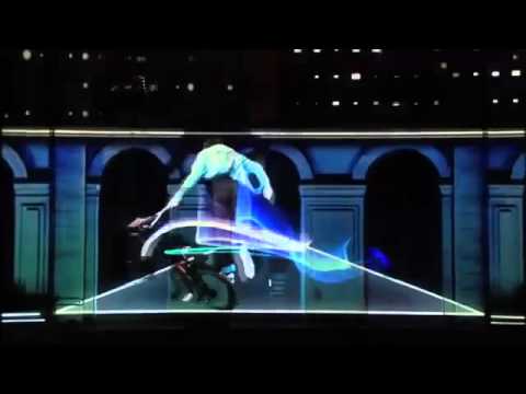 4d Projection - Adidas France - YouTube