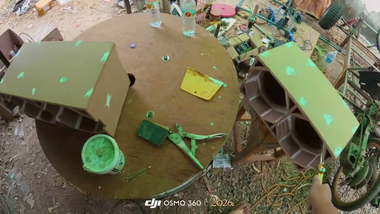 เก็บงานตู้ 8 นิ้วก่อนทำสีตั้งบนหัวเก๋ง