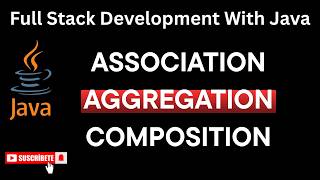 Full Stack Development With Java | Association | Aggregation and Composition