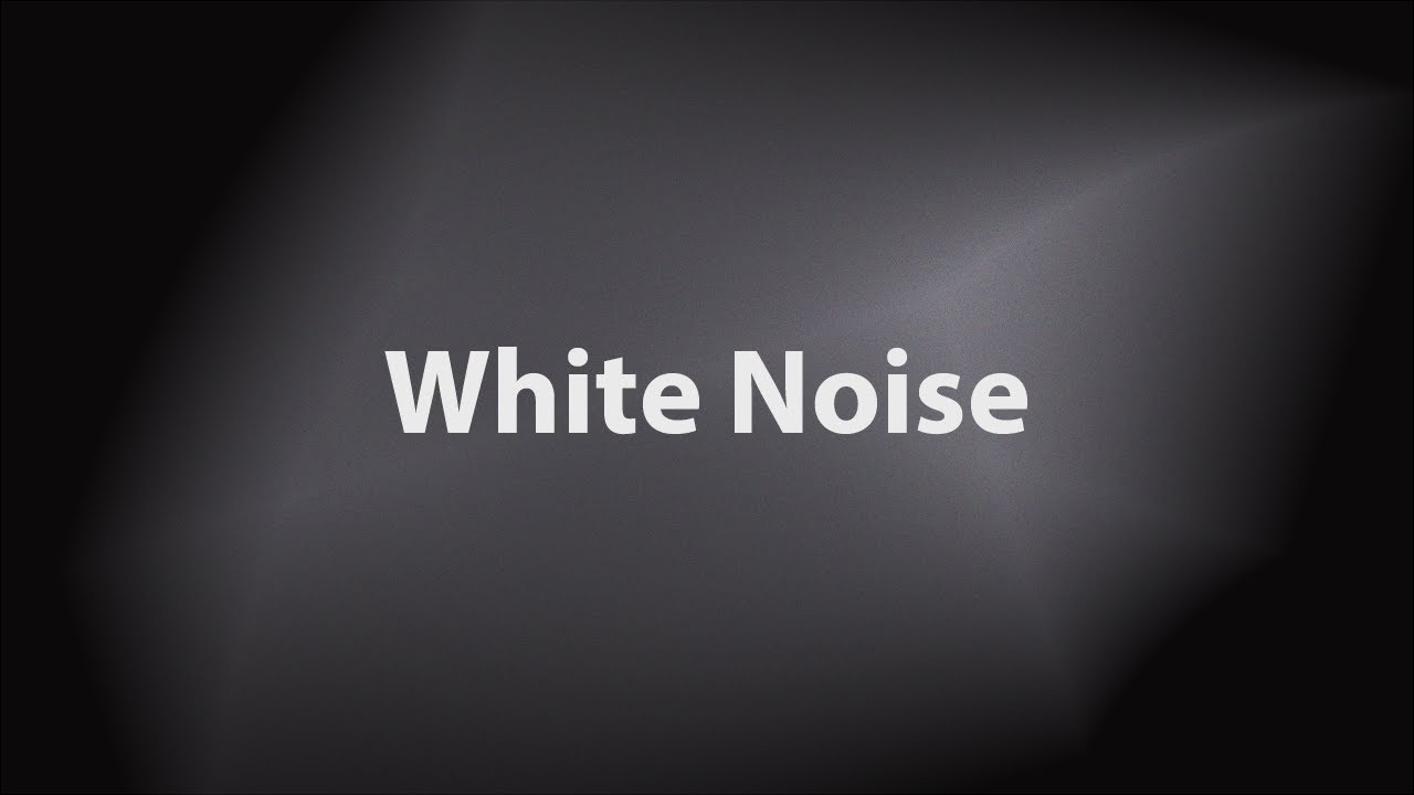 White Noise for Sleep – 10 Hours (Black Screen)