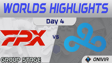 FPX vs C9 Highlights Day 4 Worlds 2021 Group Stage FunPlus Phoenix vs Cloud9 by Onivia