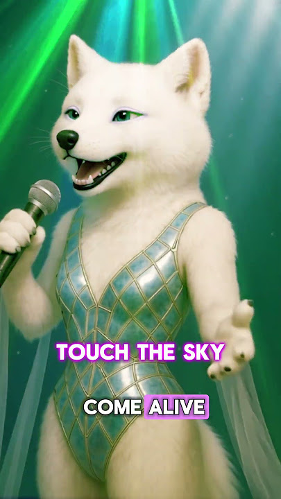 Touch the Sky | Euphoric AI Electro-Pop Performance by Elara the Arctic Fox #music #animated #song