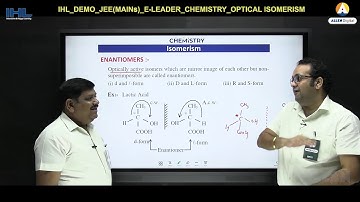 ALLEN IHL Interactive Video Lecture for JEE Main | Chemistry | Optical Isomerism