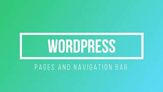 Wordpress: Setting Up Legal Pages and Navigation Menu Bar