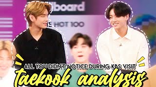 Tudo que você não notou entre TaeKook na visita á KBS || TaeKook Análise 2020