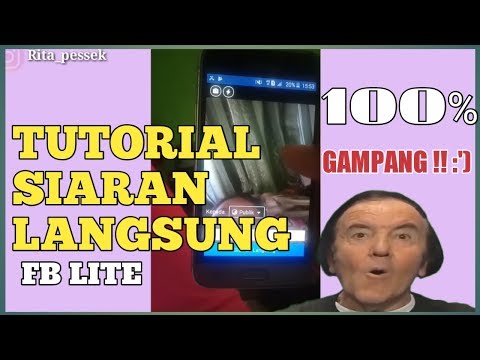 CARA MUDAH SIARAN LANGSUNG DI FB LITE |super gampang bangett!! tembus otw 35k viewrss