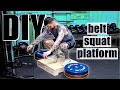 Diy belt squat machine how to build diy gym equipment at home