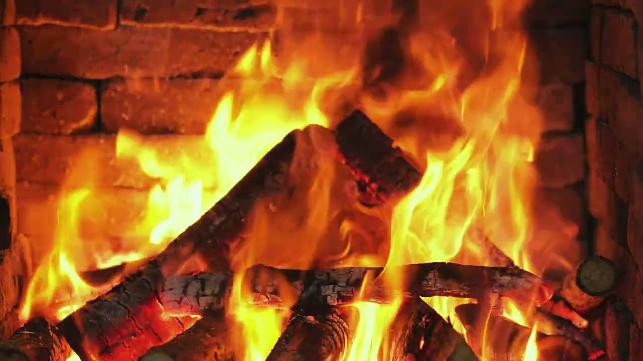 Jazz Saxophone Winter Night Ambience for Deep Relaxation with Cozy 4K Fireplace Glow