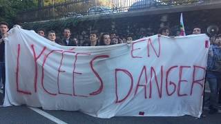 Mobilisation contre les suppressions de postes dans l'Educ Nat - Chambéry 12 novembre 2018