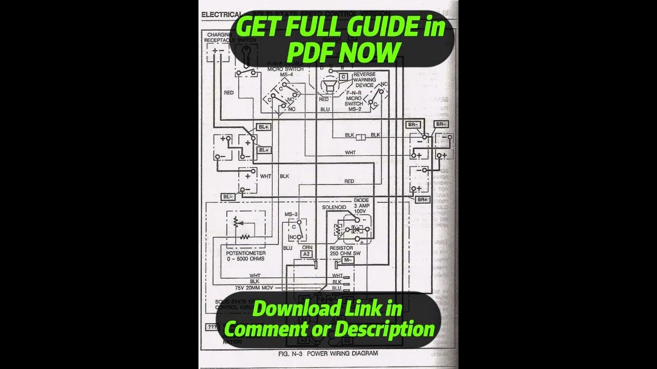 [DIAGRAM] 36v Curtis 1205m 5607 Golf Cart Wiring Diagram - YouTube