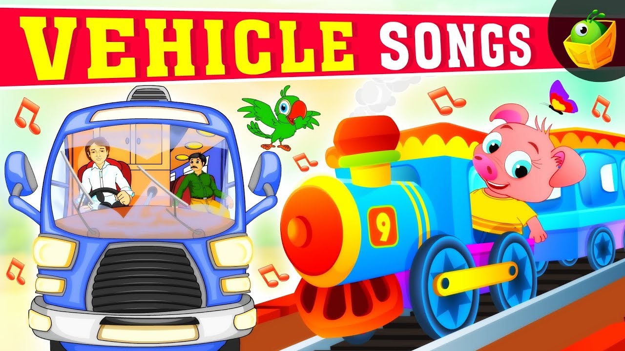Vehicle Songs Silly little rhymes Animated English Songs YouTube