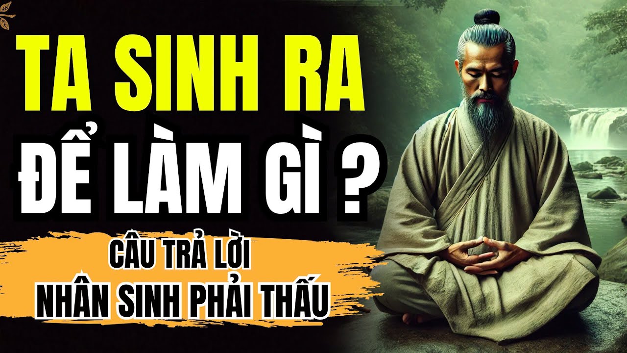 Outline Video TA SINH RA ĐỂ LÀM GÌ ? CÂU HỎI ĐỜI NGƯỜI PHẢI HIỂU THẤU 1 LẦN | DANH NGÔN CỔ