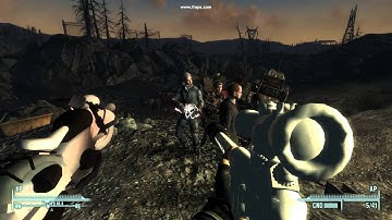 Fallout 3 modded guns texture glitch, help needed.