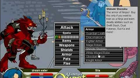 adventure quest mage class boss