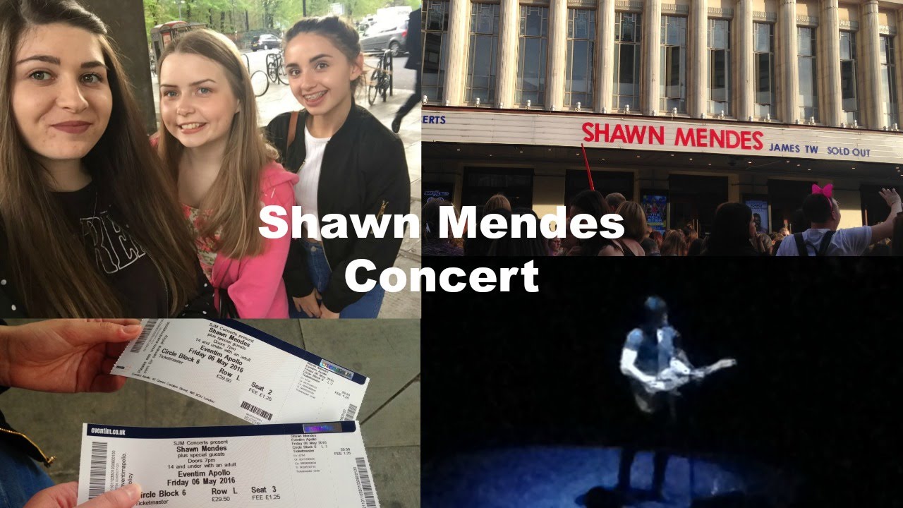 Shawn Mendes Handwritten Tour London Vlog Amy Rose YouTube