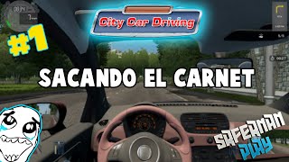 City car driving | Primer día de clase, sacando el carnet de coche | Español | GamePlay Logitech g29