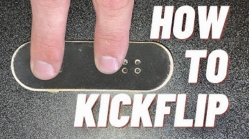 How To Kickflip on a Fingerboard: Beginner