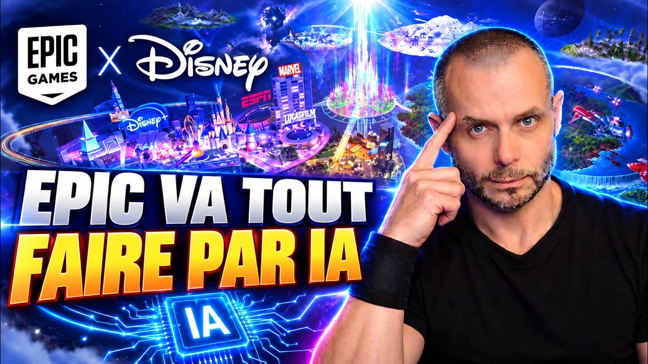 Epic passe son projet DISNEY en mode « AI FIRST » !