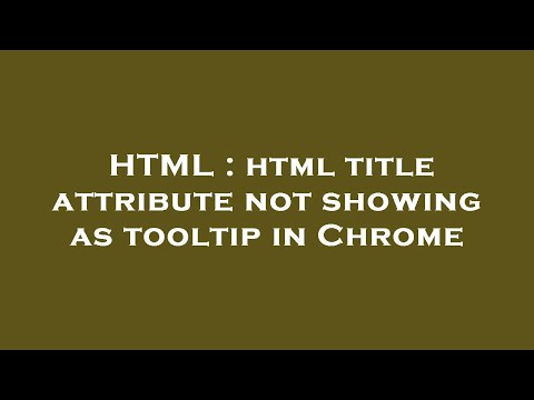 HTML : html