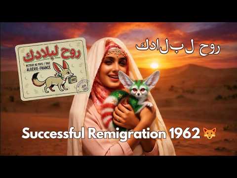 Algerian Amelia Helps Successful Remigration 1962 🦊✨ روح لبلادك