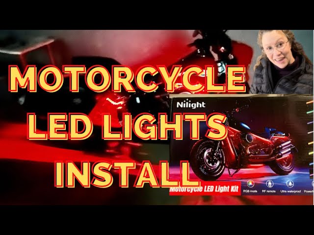 Motorcycle RGB RF Remote Control LED Strip Lights 8PCS – Nilight