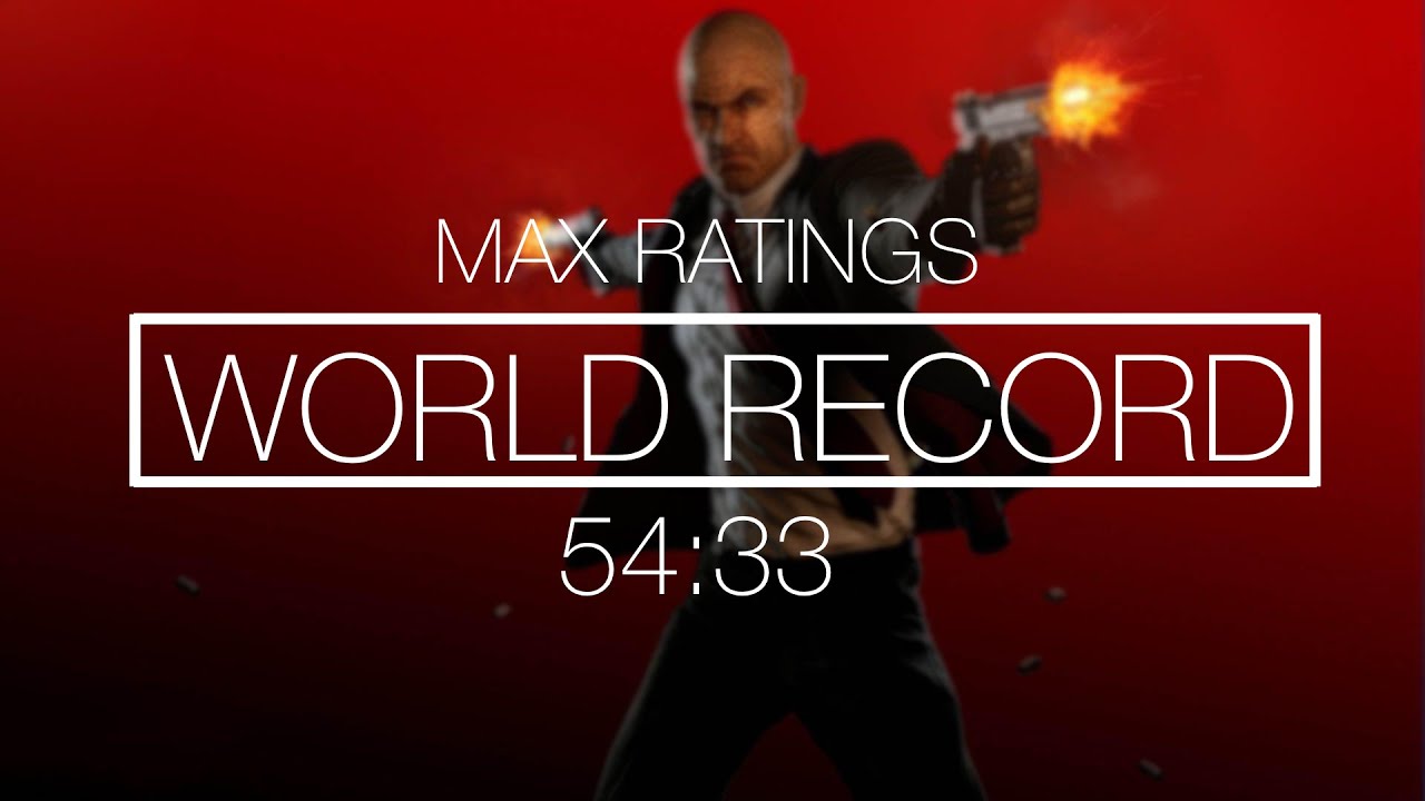 *WORLD RECORD* Hitman: Absolution in 54:33 - Max Ratings | Speedrun