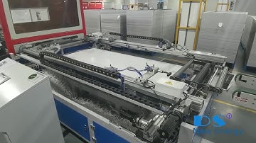 Edge trim  of solar panel production